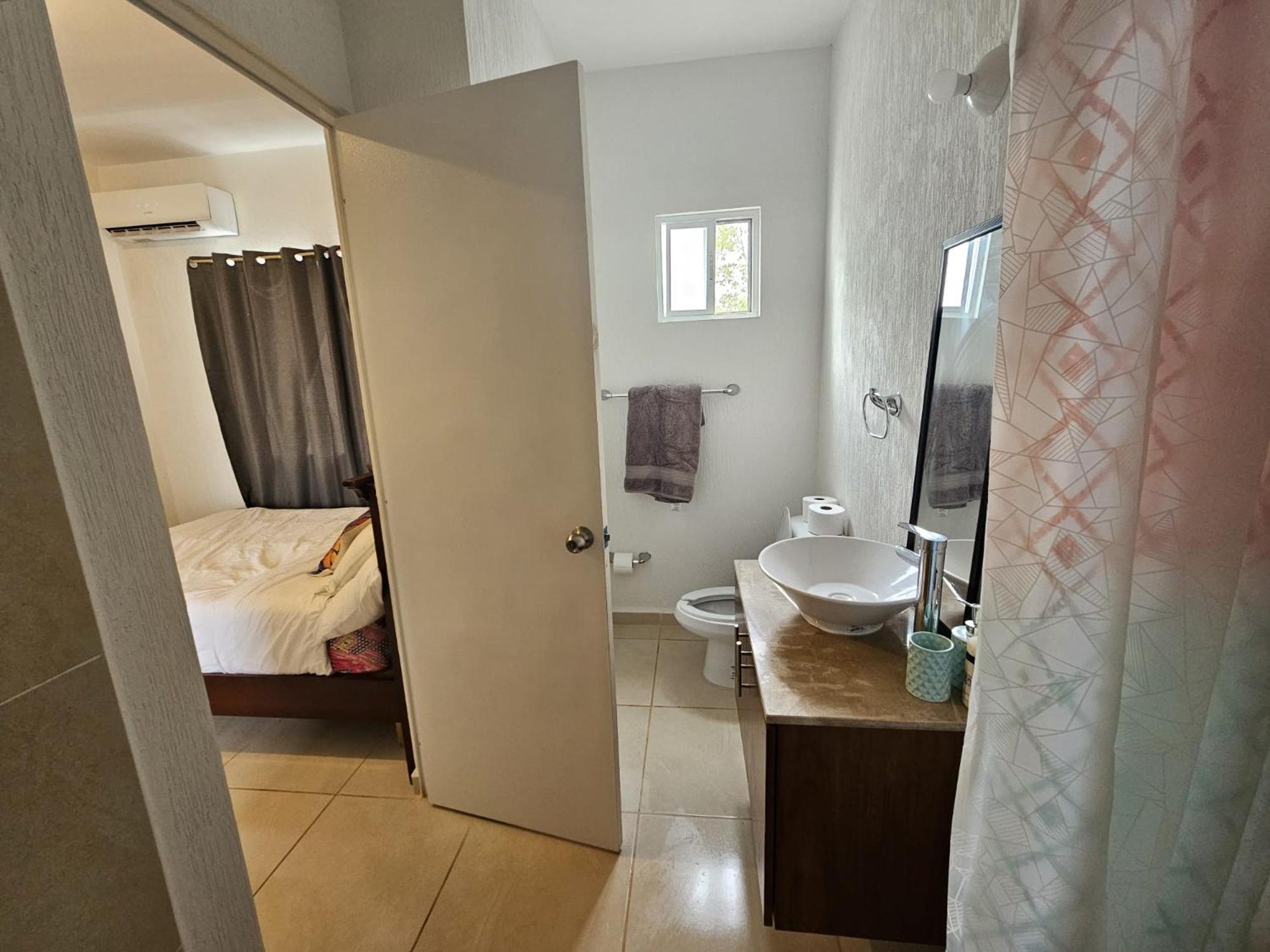 Habitacion Con Bano Privado Y Terraza Propia Playacar Exterior foto